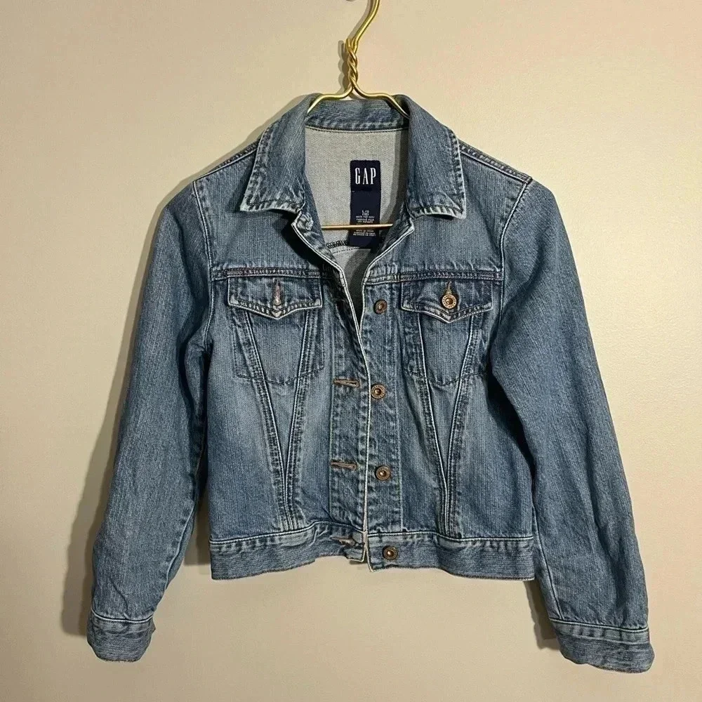 Gap Kids Classic‎ Denim Jacket Size L 10